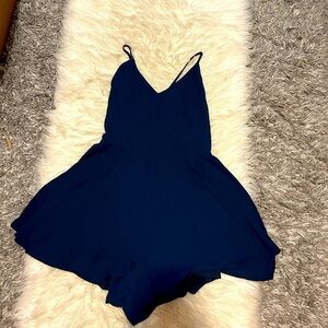 Navy Blue Romper